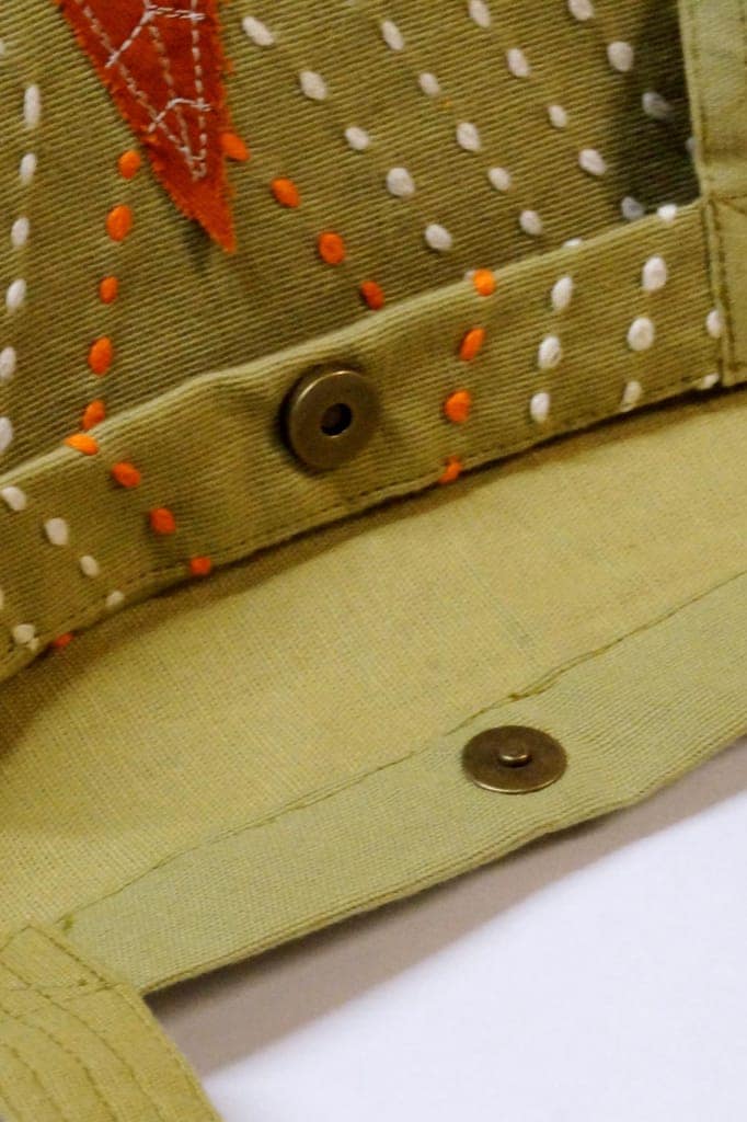 Bikaner Bloom Green Tote Bag view 3