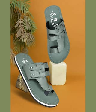 MAAN Sea Green Men's Thong Flip Flop