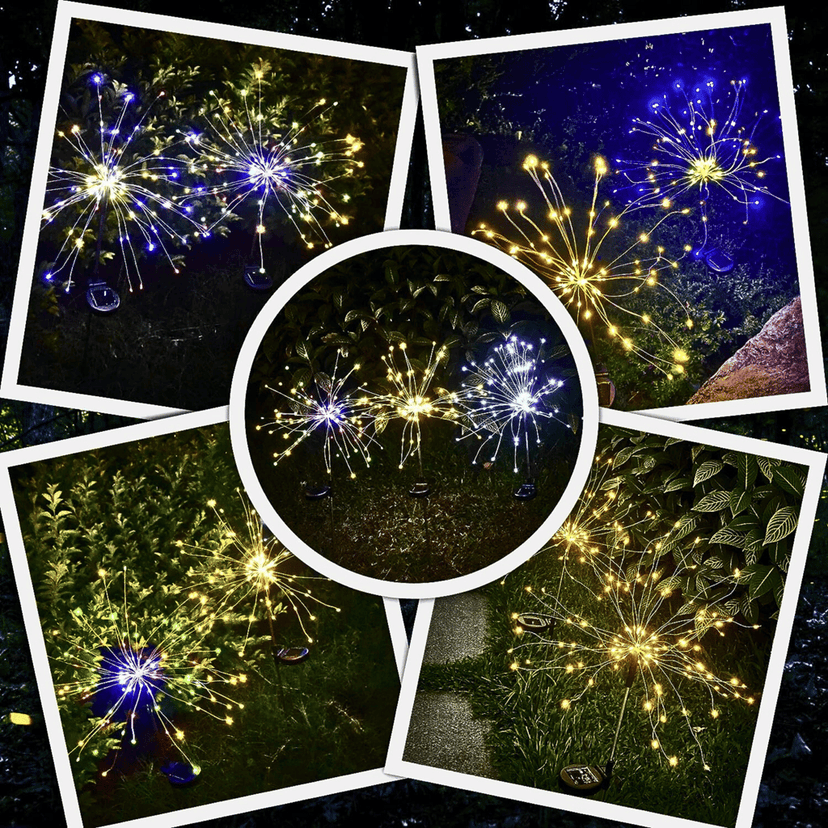 SAHAPECT Solar LED Light, 90 LED 40 Copper Wire, Multi Color, Firework Light Lamp – Pack of 2 view 9
