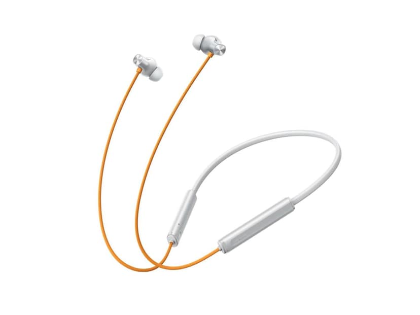 Realme Buds Wireless Neckband 5 ANC in Ear Bluetooth Headphones, 50dB ANC, 13.6mm Dynamic Bass Driver, 360? Spatial Audio, 45ms Low Latency - Dawn Silver