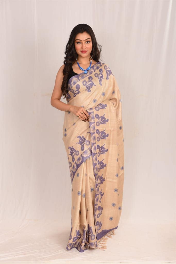 Jharcraft Reeled Tasar Digital Print Saree(SA03029) view 2