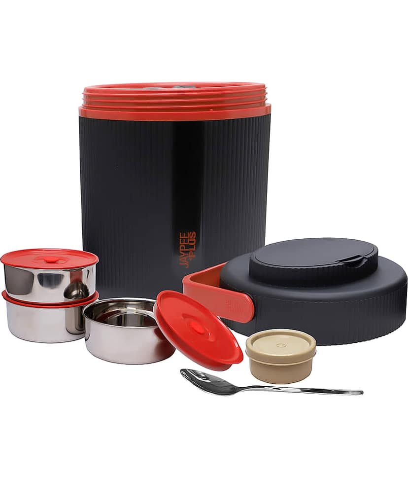 Jaypee Plus - Black Stainless Steel Electric Lunch Box ( Pack of 1 ) view 2