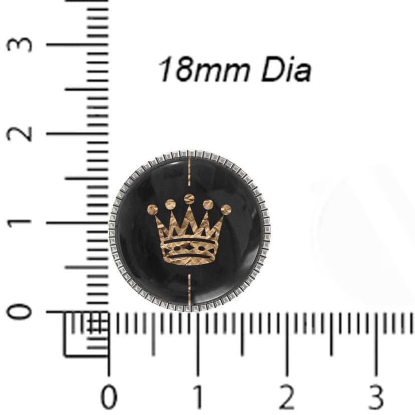 The Smart Buttons - Shirt Button Cover Cufflinks for Men - Crown Style view 6