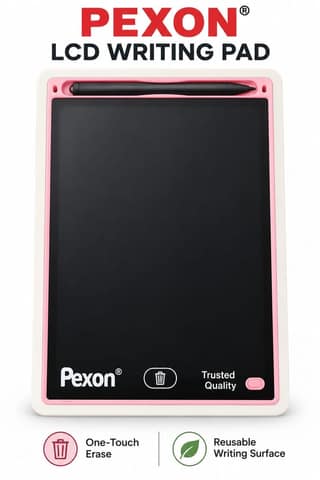 Pexon LCD Writing Pad for Kids, Colorful E-Writer Drawing Tablet with Stylus