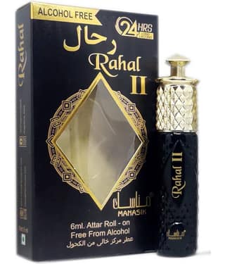 MANASIK RAHAL BLACK 2 Concentrated Attar Roll On 6ml .