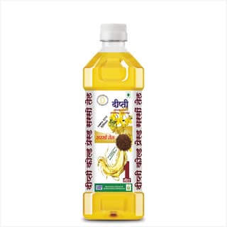 Deepti 100% Pure Premium Cold Pressed Mustard Oil - 1 Litre Bottle
