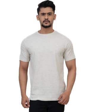 Cotstyle Pack of 1 Cotton Regular Fit Men's T-Shirt ( Peach )