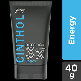 Cinthol Energy - Deostick For Men, Cream Based Deodorant, 40 G