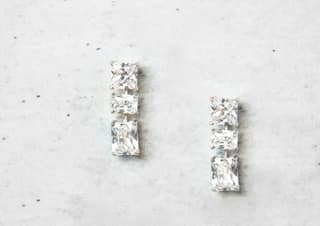 Trinity Solitaire Statement Earrings