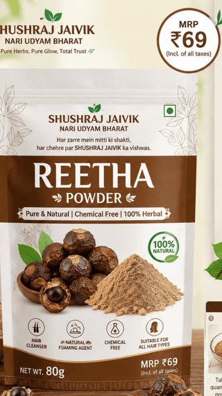 SHUSHRAJ JAIVIK REETHA POWDER HAIRCARE 80G