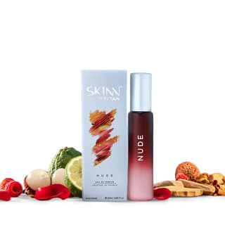 Skinn By Titan | Nude Perfume - 20 Ml | Perfume For Woman | Gift for Women | Premium Fragrance | Grooming Essentials | Long Lasting Smell for Women | Eau De Parfum Skinn By Titan | Nude Perfume - 20 Ml | Perfume For Woman | Gift for Women | Premium Fragr