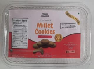 Ruchika lila; Gluten free jowar bajra coconut cookies made with desi ghee