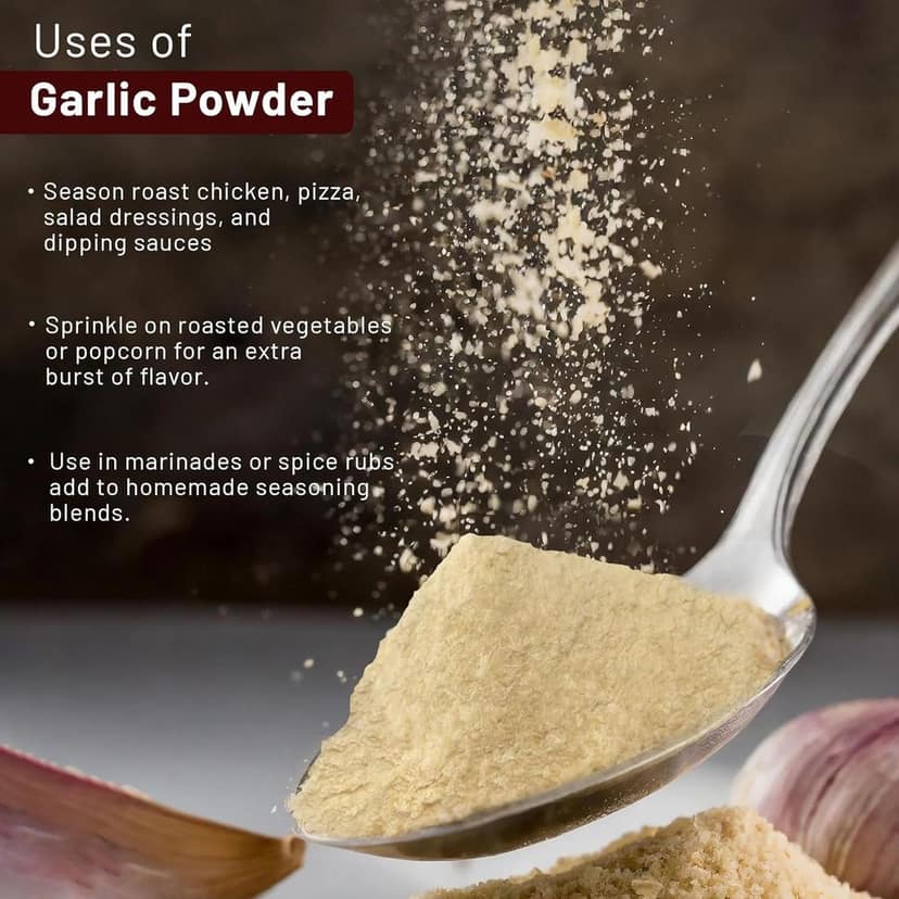 Mountain Bawarchi Garlic Powder | 100% Pure Lehsun Powder | Ready To Use | Farm Fresh | Zero added Colours, Fillers, Additives & Preservatives (200 Gm) view 5