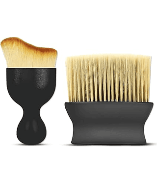 Car Interior Detailing Brush Set for Dashboard Air Vent Console and Interior Cleaning Soft Bristle Dust Cleaning Brushes (PACK OF 2, Black)