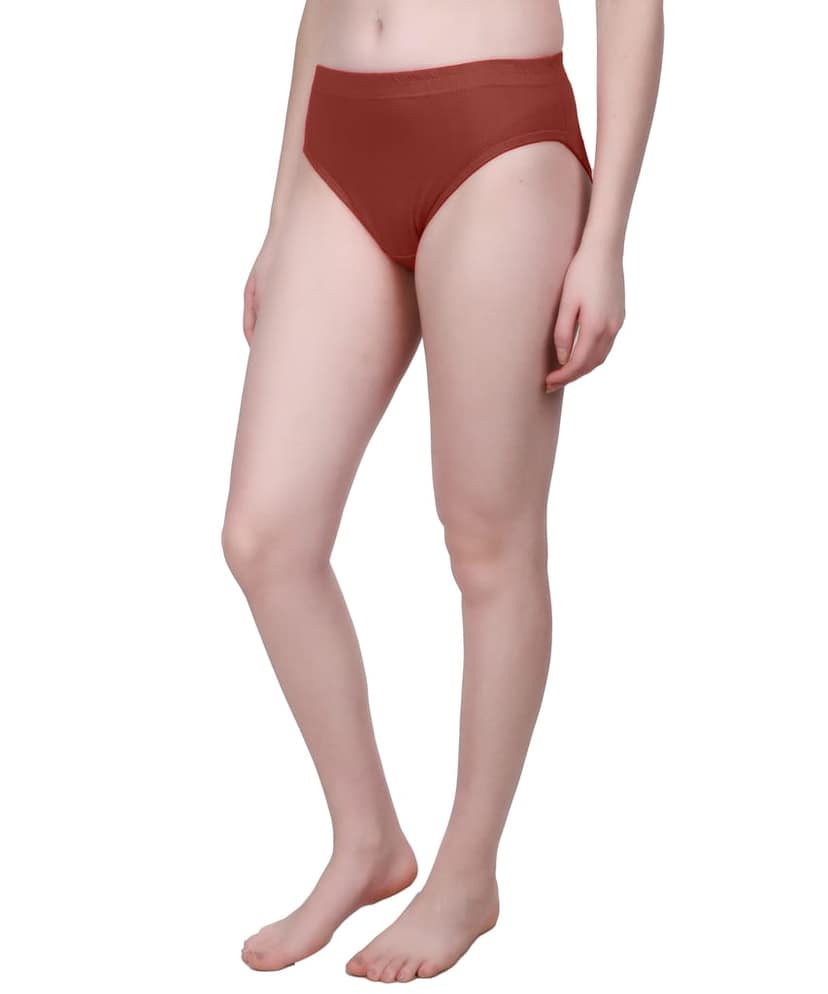 Maxolity Women's Cotton Hipster Panties - Ultra-soft, Breathable & Perfect for Daily Comfort Panty For Women, Pack of 1 view 4