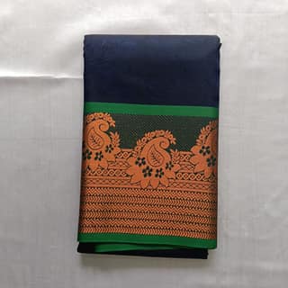 Poonthamil Silk Cotton Saree with Blouse