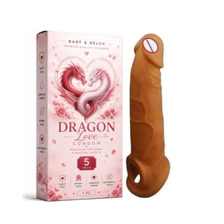 Dragon 5 Inch Adult Silicone Product | Silicone Condom for Adults | 1 Piece Intimate Wellness Product