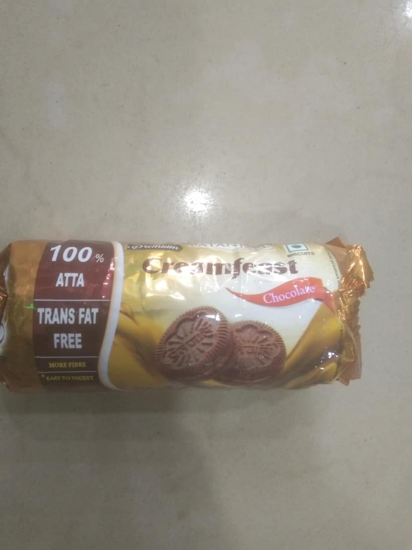 Patanjallli Creainfeast Chocolate Biscuits 100% Atta