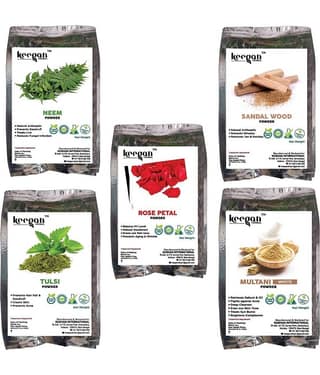 Keegan - Natural Glow Facial Kit For All Skin Type ( Pack of 5 )