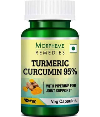 Morpheme Remedies Turmeric Curcumin 95% Curcuminoids-500mg Extract - Capsule 60 no.s