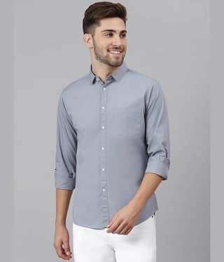 Dennis Lingo - Black 100% Cotton Slim Fit Men's Casual Shirt ( Pack of 1 )