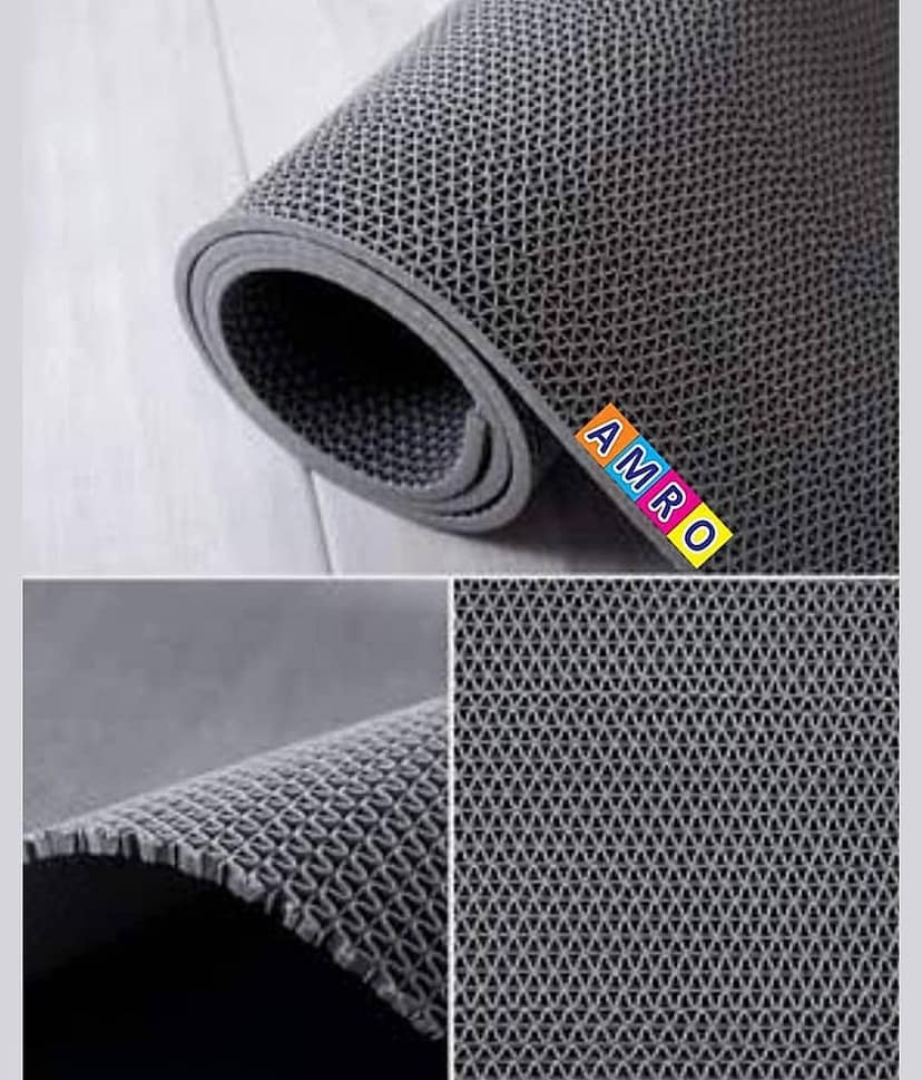 AMRO Beautility Needs - Anti-skid rubber Door Mat ( 150 X 60 cm ) Single - gray view 2