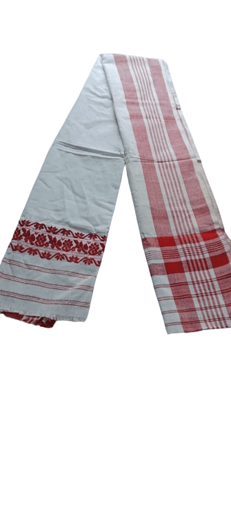 ASOMI ASSAMESE GAMUSHA view 3