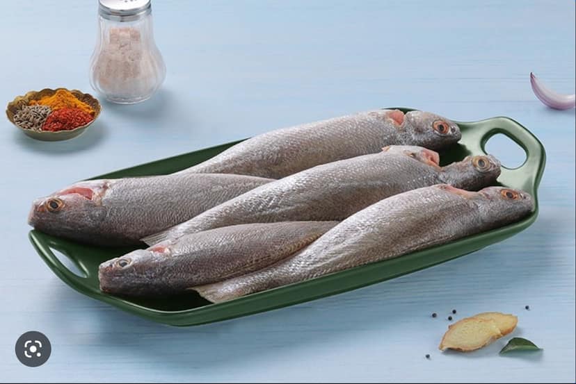Croaker/Korae/Kalluri-Curry Cut (May include head pieces)- 500gms(After Cleaning) view 2
