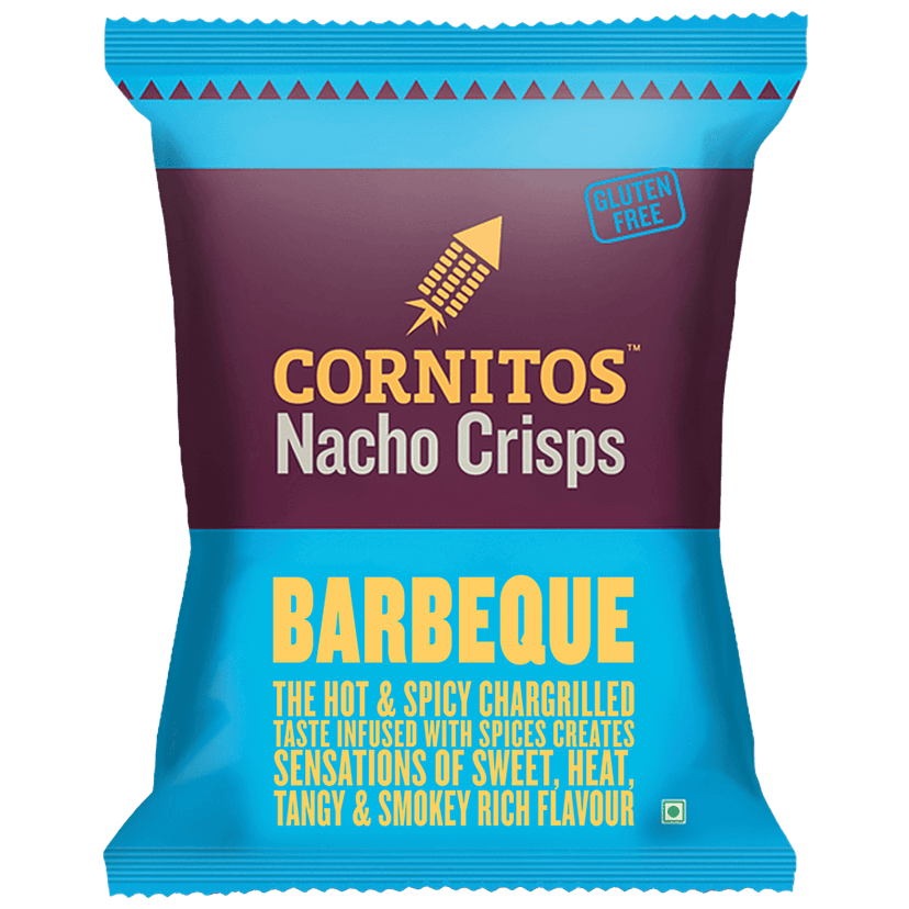Cornitos Barbeque Nacho Chips, 55 G Pouch