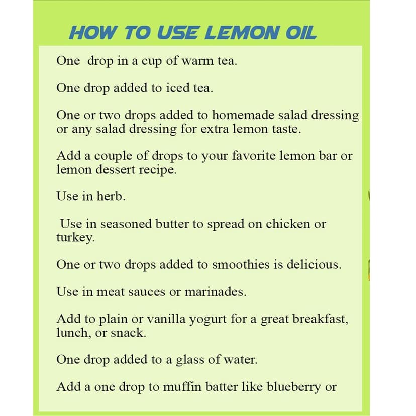 Vitalime Lemon Oil - Pure Essential Oil for Aromatherapy & Skincare (15ml) view 4