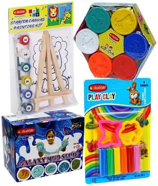 RABBIT - Plastic Art and Craft kit (Pack of 4)