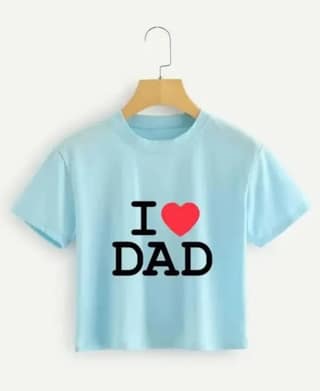 Classic Cotton Blend Printed Crop Top for Women