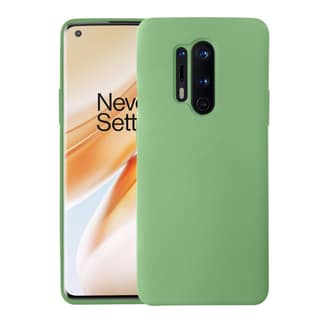 LIRAMARK Liquid Silicone Soft Back Cover Case for OnePlus 8 Pro / 1+8 Pro