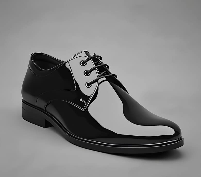 WUGO::Latest Fabulous Black Oxford Formal Shoes for Men & Boys | Premium Lace-Up Office Wear Shoes | Classic Design, Comfortable Fit & Durable Finish for Daily Business Use