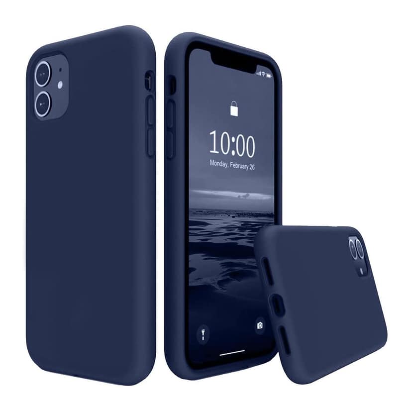 LIRAMARK Liquid Silicone Soft Back Cover Case for Apple iPhone 11