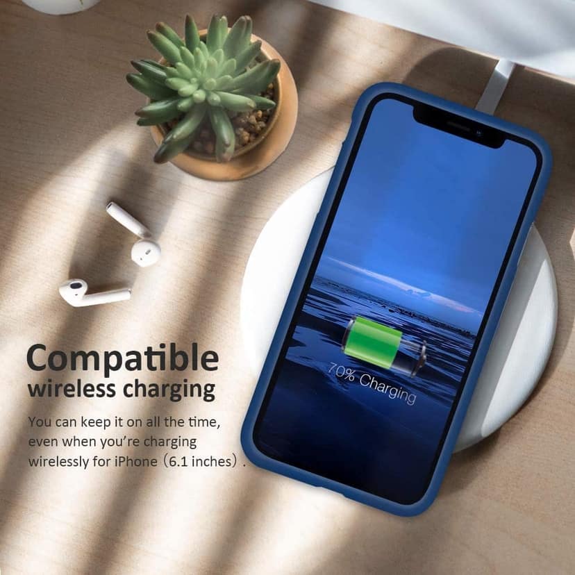 LIRAMARK Liquid Silicone Soft Back Cover Case for Apple iPhone 11 view 6