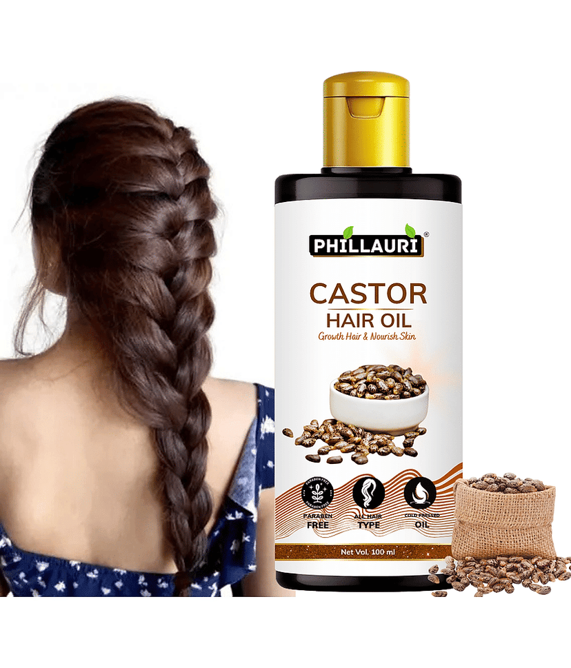Phillauri Frizz Control Castor Oil 100 ml ( Pack of 1 )