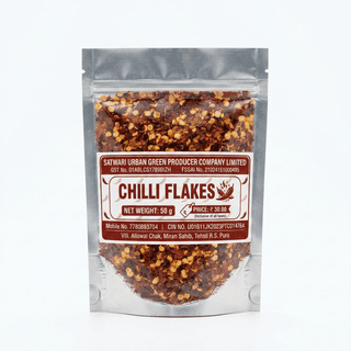 Premium Chilli Flakes – Satwari Urban Green 50 gram