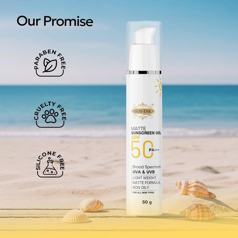 Matte Sunscreen Gel SPF 50 PA+++ view 8