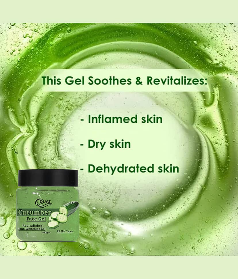 Cucumber Gel For Men & Women For Moisturizing And Glowing Skin Enrich With Natural Extract of Cucumber view 2