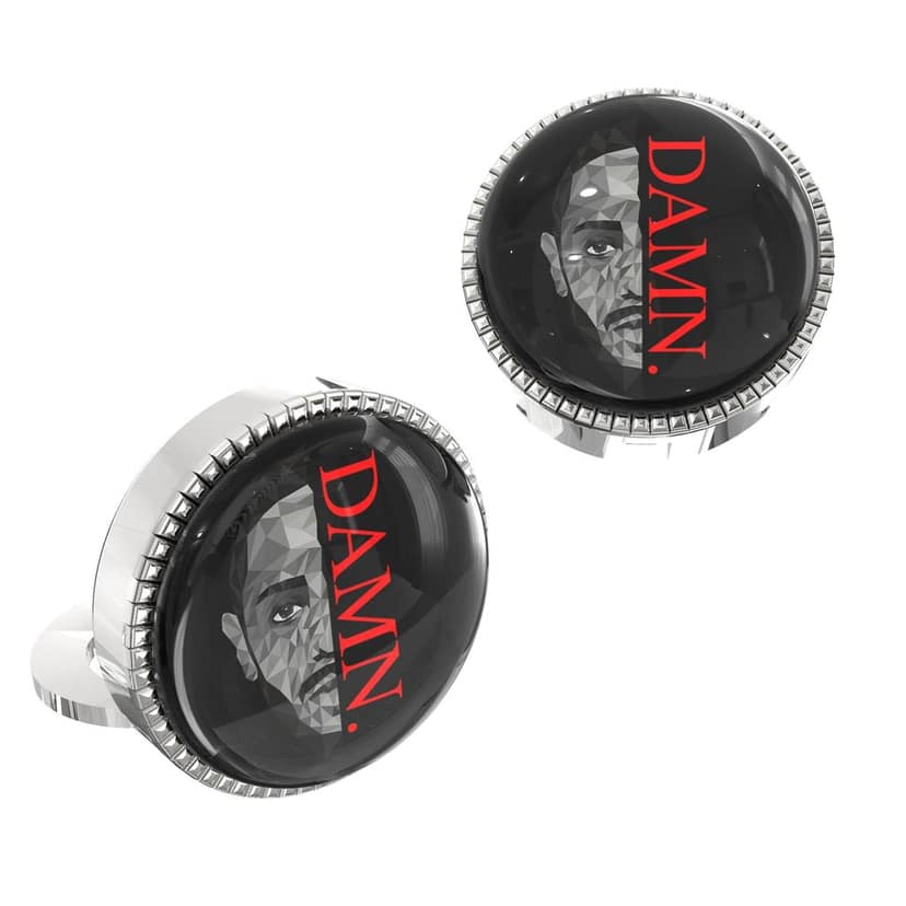 The Smart Buttons - Shirt Button Cover Cufflinks for Men - Kendrick Lamar Style view 2