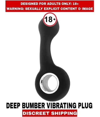 ADULT SEX TOYS DEEP BUMBER ANAL STIMULATION VIBRATING PLUG For UNSEX