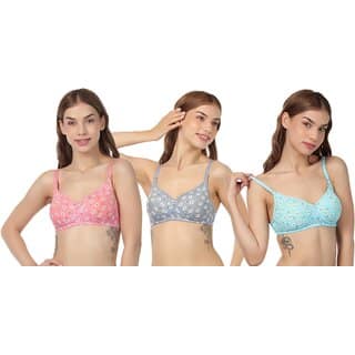 Lambency Multicolor Front Closure Bra