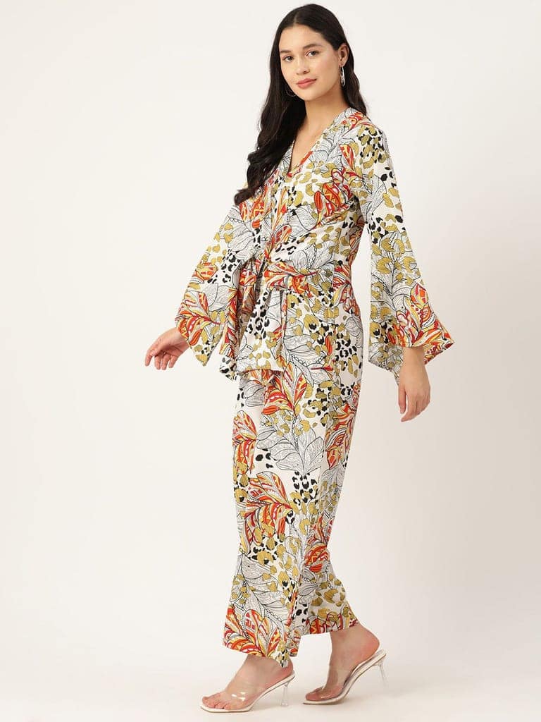 Printed Basic Jumpsuit view 3