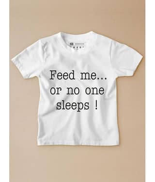 Be Awara Pack of 1 Boys Cotton T-Shirt ( White )