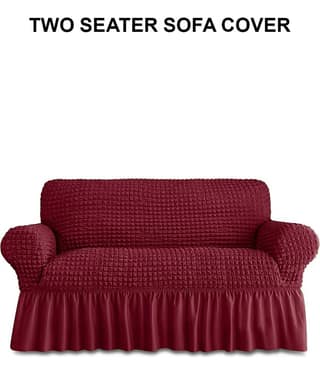 Cortina 2 Seater Polyester Sofa Cover ( Pack of 1 )