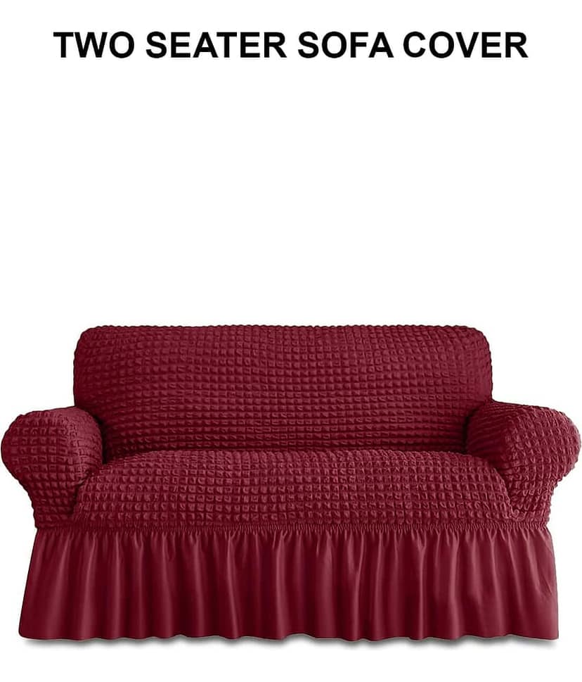 Cortina 2 Seater Polyester Sofa Cover ( Pack of 1 )