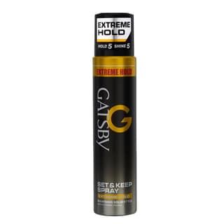 Gatsby Set & Keep Hair Spray - Extreme Hold, 250ml Gatsby Set & Keep Hair Spray - Extreme Hold, 250ml - Black / 250 ml (Pack of 1)