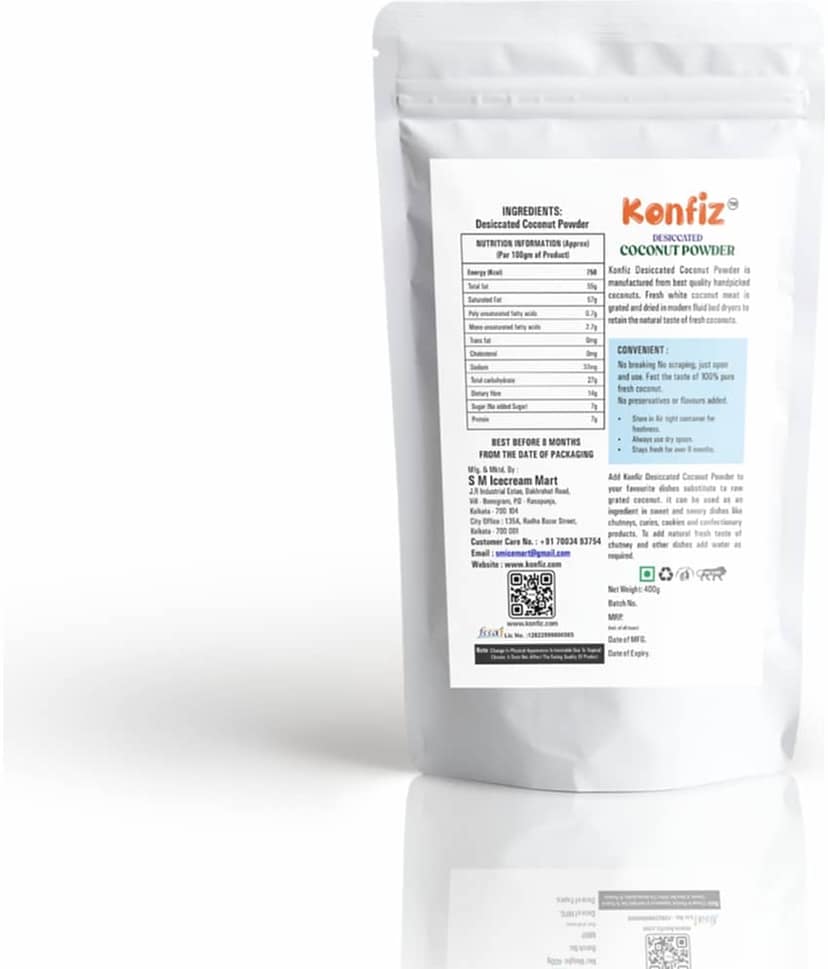 KONFIZ Coconut Powder 400 g view 2