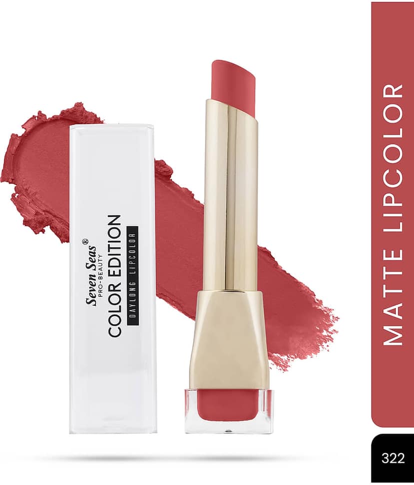 Seven Seas Coral Matte Lipstick 3.5g